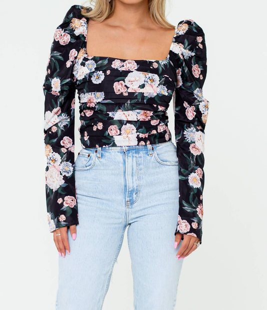 Buddylove - Devan Pleated Long Sleeved Top