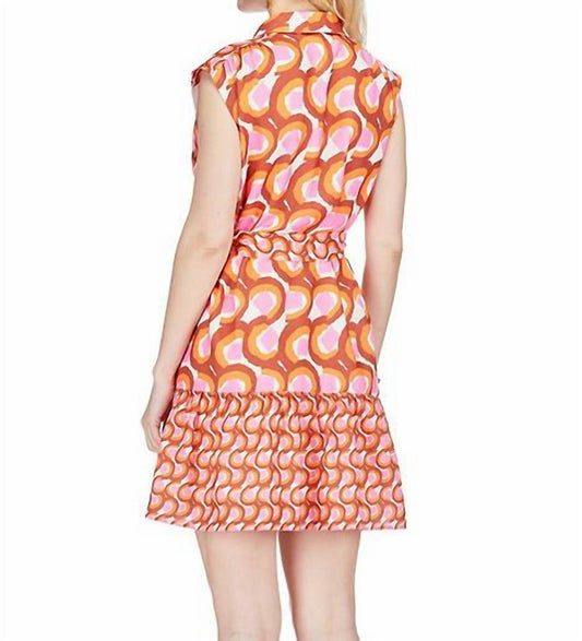 Joy Joy - Swirls Shirt Dress