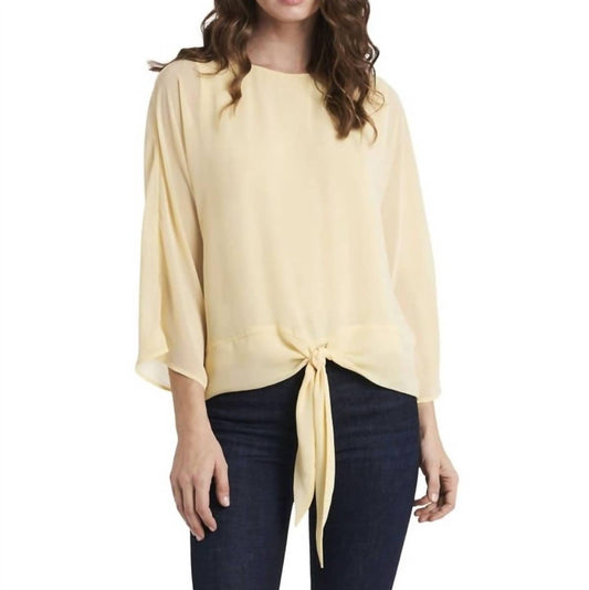 Vince Camuto - Long Sleeve See-through Blouse