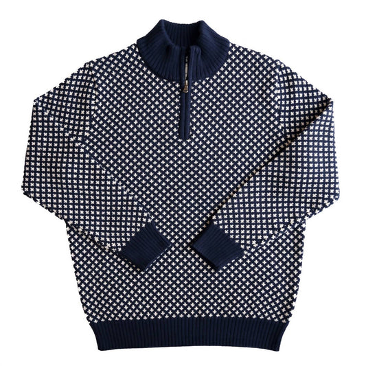 Long Wharf Supply Co. - Men's Edgartown Seawell Quarter Zip Sweater