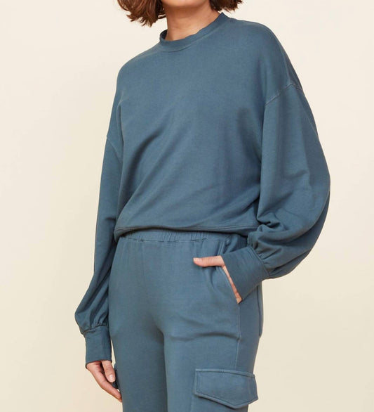 Monrow - Blouson Sleeve Sweatshirt
