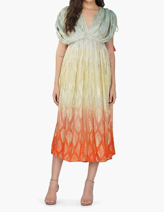 America & Beyond - Women's Magnolia Ombray Maxi Dress