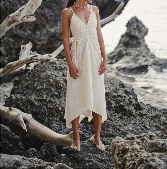 Handloom - Sage Turkish Cotton Maxi Dress