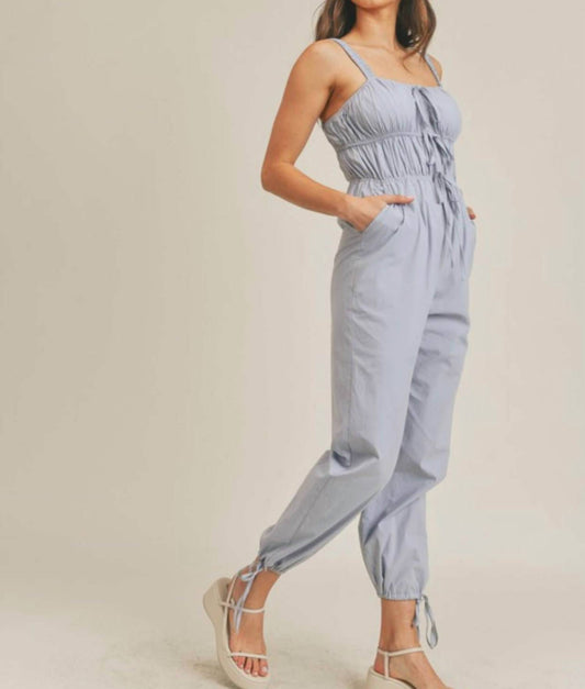 &Merci - Tie Front Jumpsuit