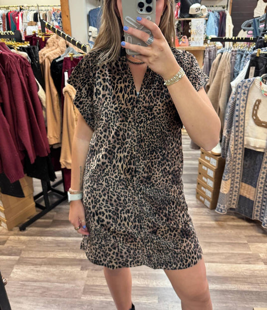 Thml - Dylan Cheetah Mini Dress
