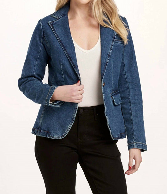 Dear John Denim - Minah Denim Jacket - blue - clothing - cotton - blend