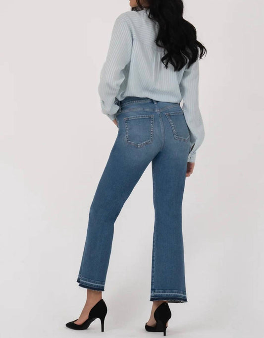Level99 - Naomi Pintuck Kick Flare Jeans