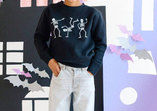 Sweet Wink - Silly Skelly Halloween Sweatshirt