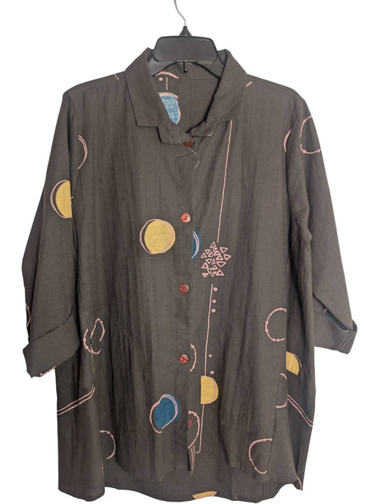 Mona Lisa - Women's Abstract Tunic Top