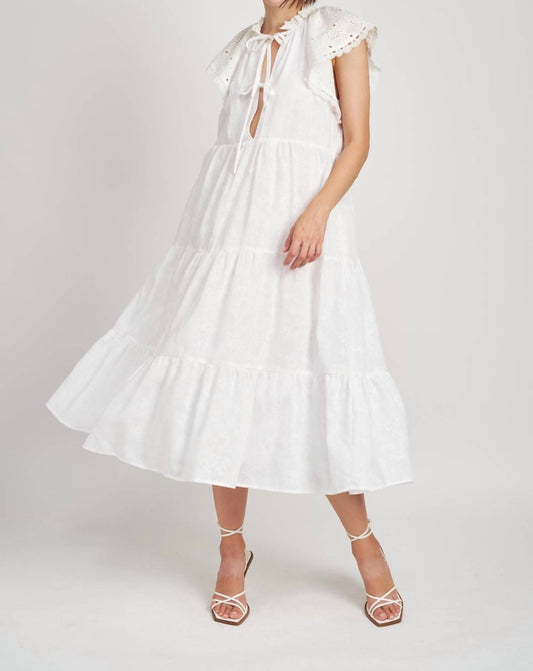 En Saison - Voile Cotton Midi Dress