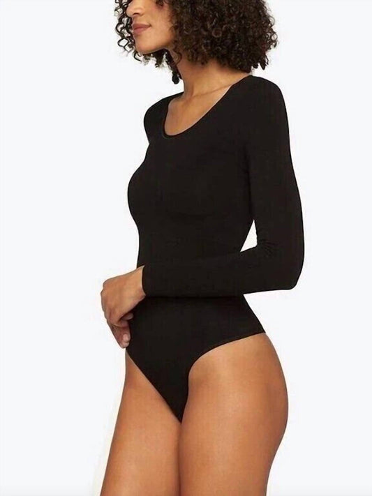 Yummie - Women's Scoop Neck Thong Bodysuit
