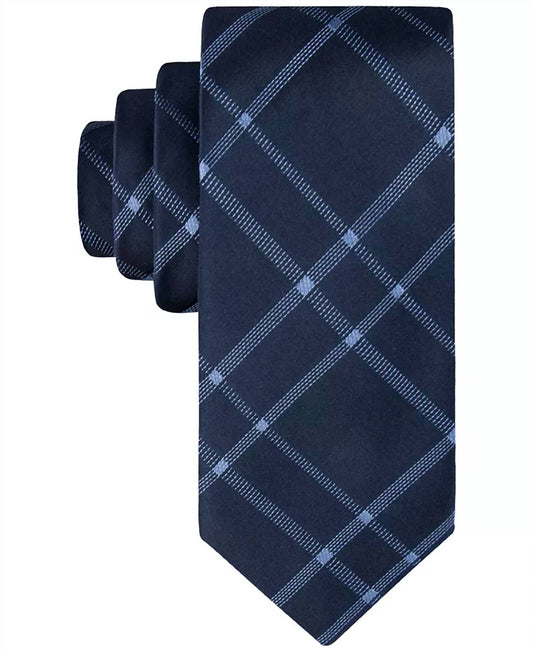 Calvin Klein - Men's Stitch Plaid Tie