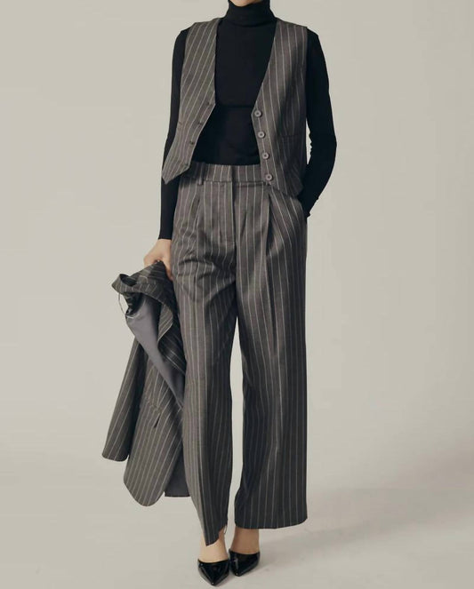 Deluc - Galium Straight Leg Pants - clothing - grey - pants