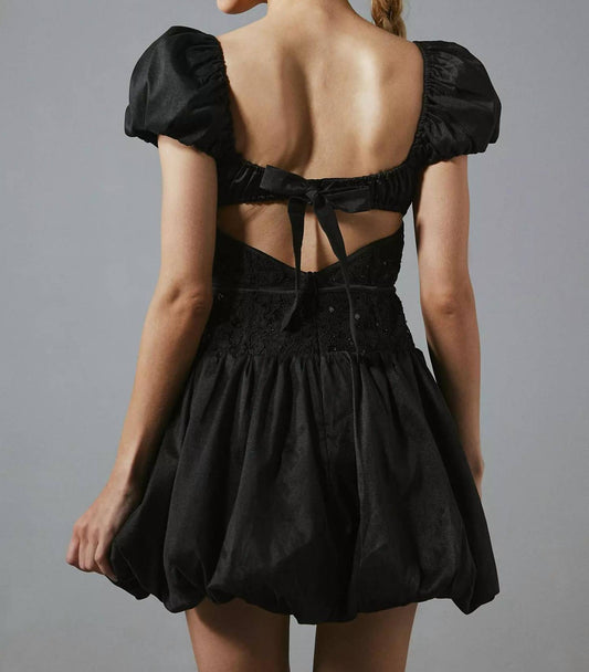 For Love & Lemons - Mckenna Corded Lace Sequin Mini Dress