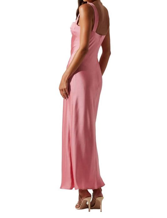 Astr - Stacie Satin Maxi Dress