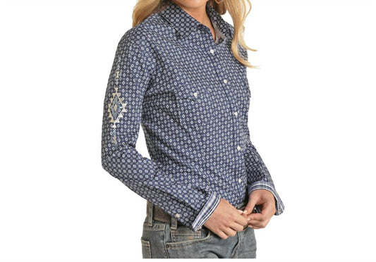 Panhandle - Roughstock Ladies Long Sleeve Snap Shirt
