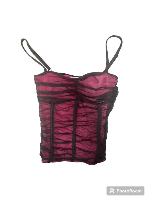 Cheryl Creations - Mesh Corset Tank Top