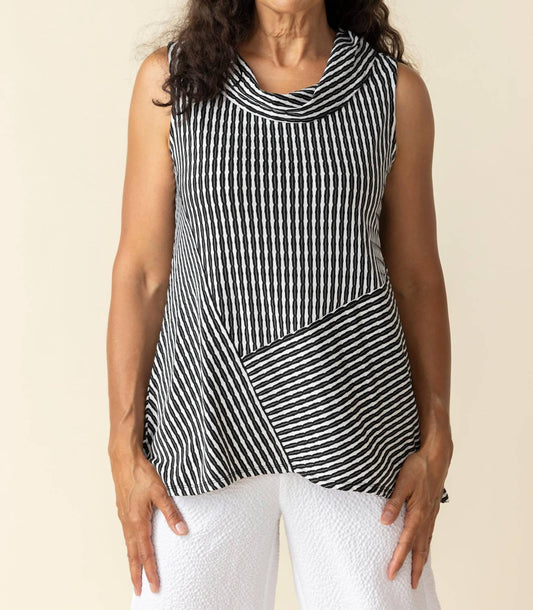 Habitat - Uptown Stripe Drape Neck Swing Tee