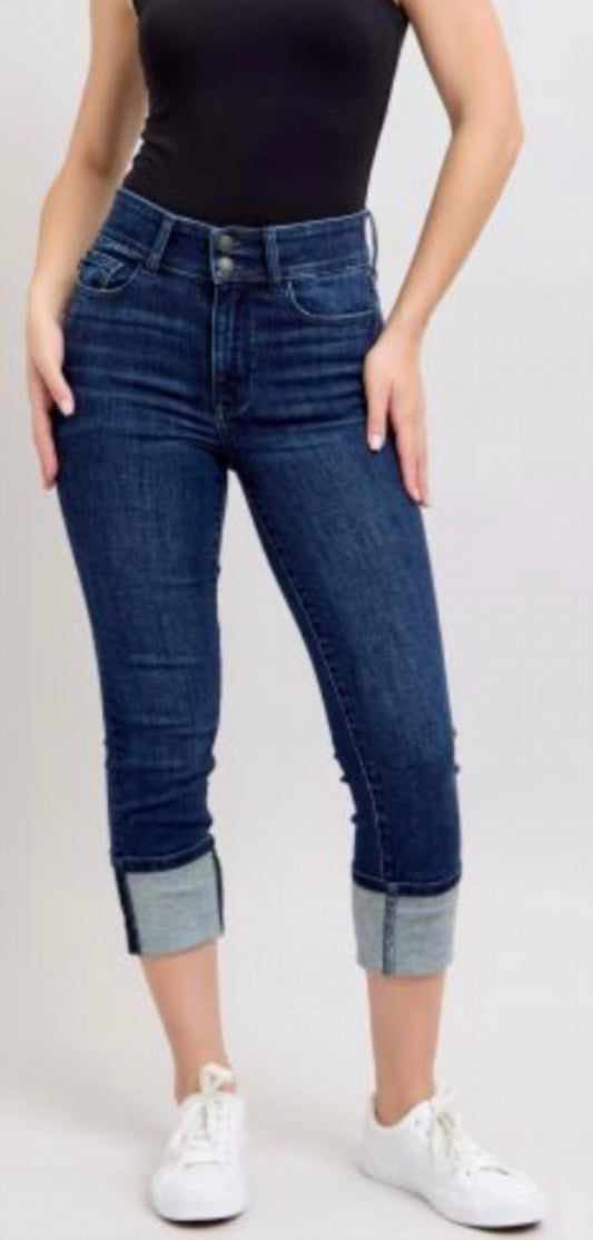 Judy Blue - Double Waist Band Capri