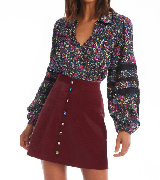 Allison New York - Mari V-neck Blouse