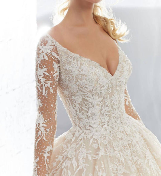 Morilee - Kristalina Long Sleeves Gown
