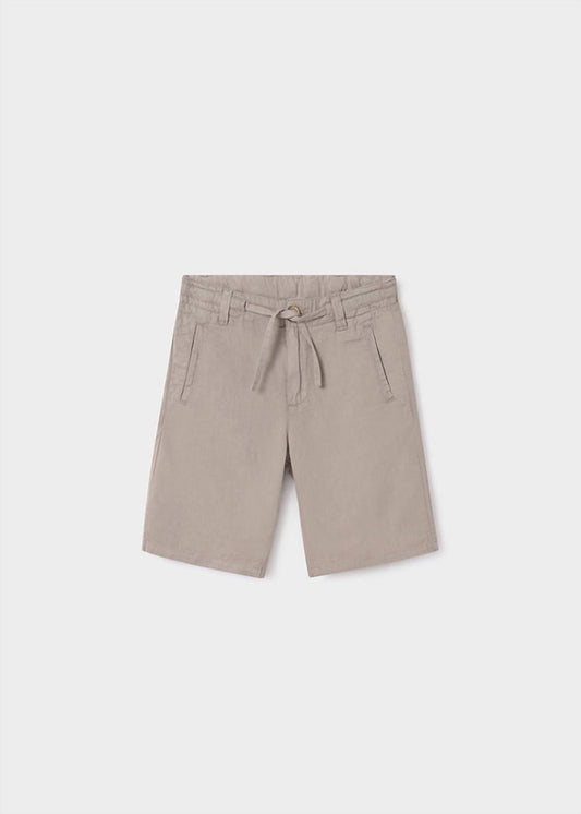 Mayoral - Boys Cotton Linen Bermuda Shorts