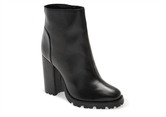 Schutz - Women Nandy Platform Lugged Soles Leather Ankle Boots