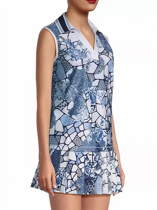 Johnny Was - Women's Bee Active Basic Polo Tank