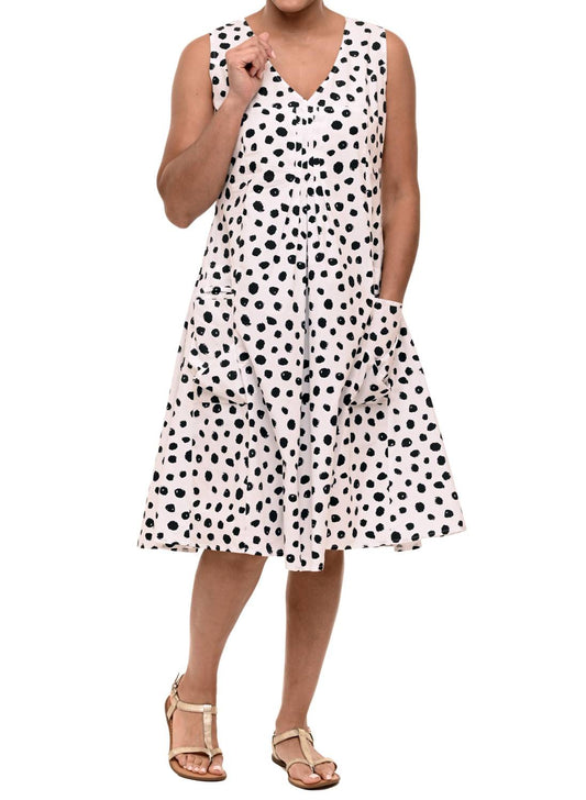 Tulip Clothing - Poppie V-neck Dress