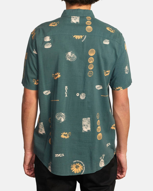 Rvca - Pet Cactus Short Sleeve Shirt