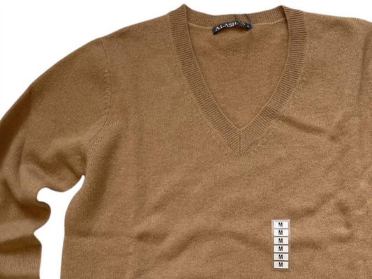 Alashan Cashmere - Women's V Neck Long Sleeve Sweater