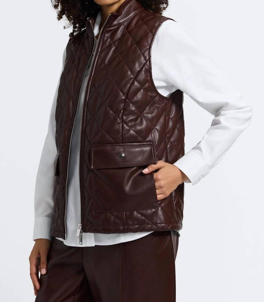 Foxcroft - Billie Leather Vest