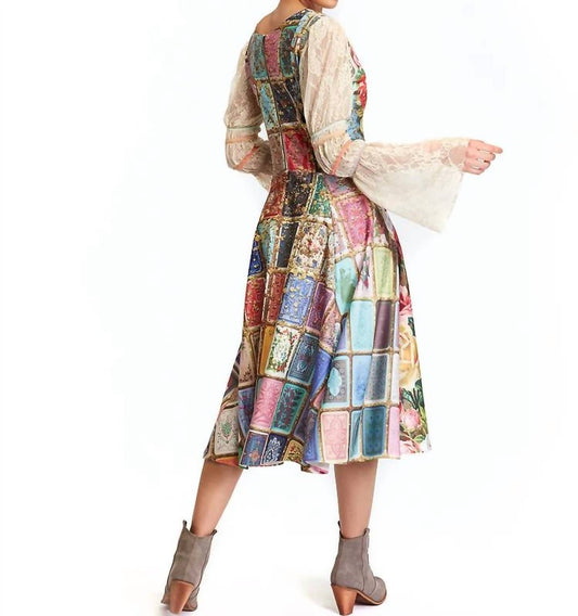 Fortune In Flowerland Midi Dress