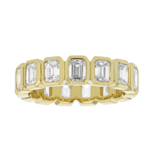 Diana M Jewels - Women's Lab Grown Diamond Bezel Eternity Band Ring - directbrandpartner - gold - jewelry