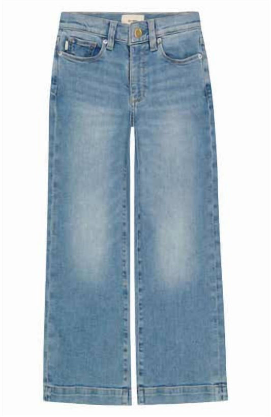 Dl1961 - Kids' - Girl's Lily Wide Leg Jean - blue - bottoms - clothing