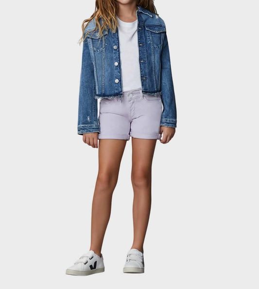 Dl1961 - Kids' - Girl's Manning Denim Jacket - blue - clothing - cotton - blend