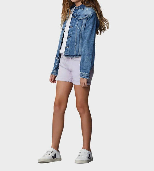 Dl1961 - Kids' - Girl's Manning Denim Jacket - blue - clothing - cotton - blend