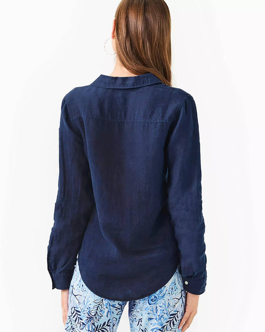Lilly Pulitzer - Women's Sea View Button Down Top