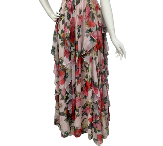 Latiste - Women's Floral Printed Gown