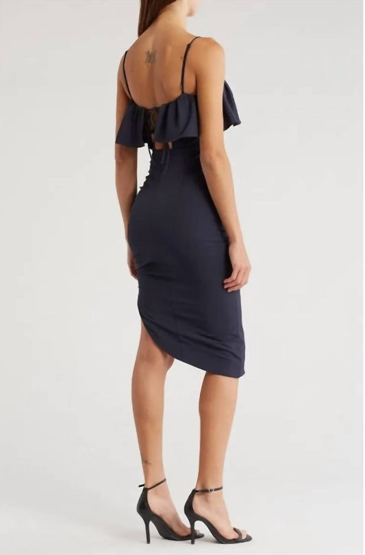 Cinq A Sept - Christa Ruffle Asymmetric Dress