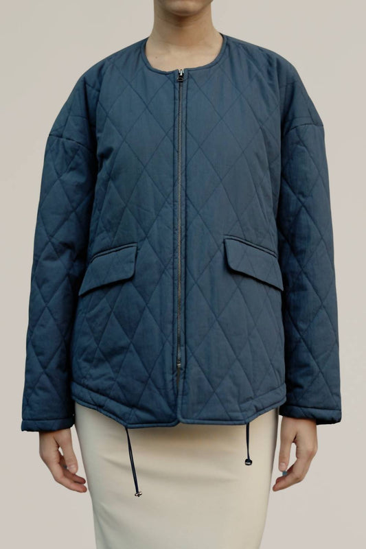 Mod Ref - Minimalist Quilted Long Sleeve Jacket