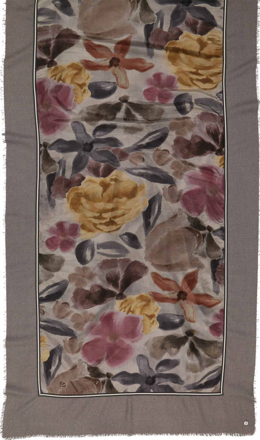 V. Fraas - Women's Floral Patchwork Wrap