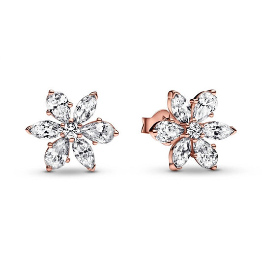 Pandora - Women's Sparkling Herbarium Cluster Stud Earrings