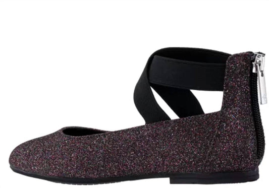 Nina - Kid's Marissa Cross Strap Ballet Flat Shoes