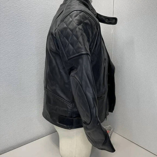 Born To Race Usa - Men's Leather Motorcycle Jacket