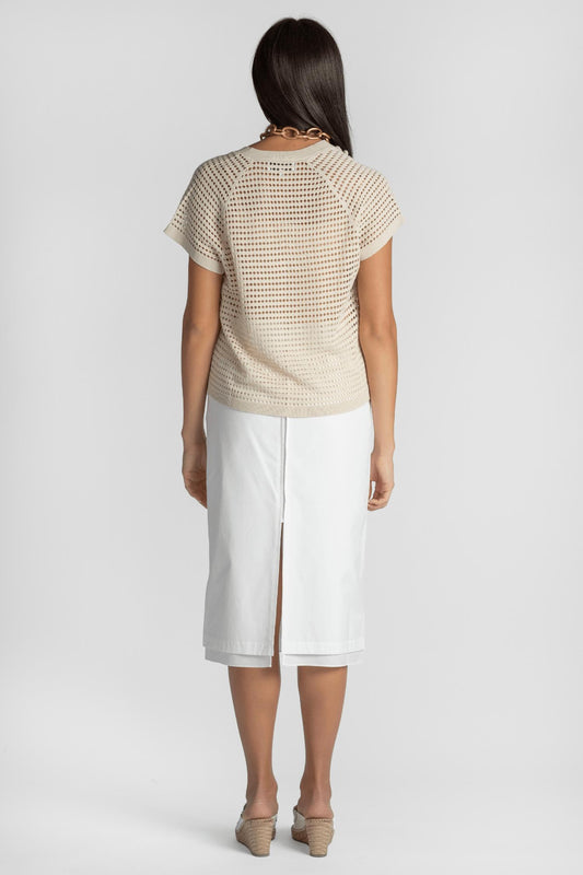 Saint Art - Dutton Poplin Midi Skirt