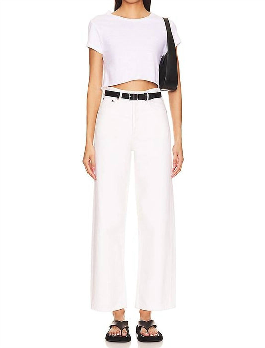 Agolde - Women's Ren High Rise Wide Leg Jeans