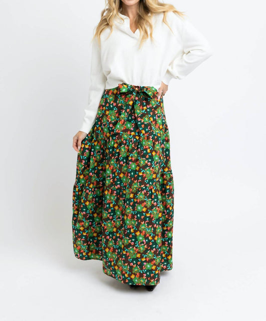Karlie - Emilia Tie Waist Maxi Skirt