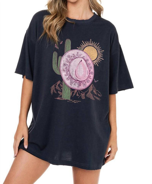 Zutter - Out West Cowgirl Graphic Tee Top