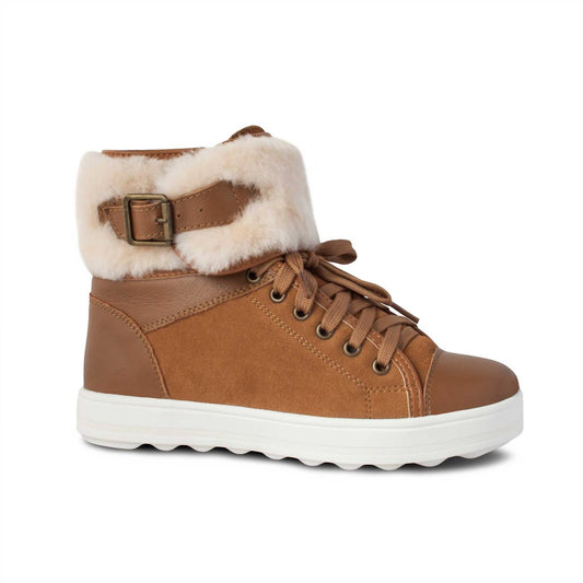 LADIES CHAMP SHEEPSKIN TRIMMED BOOT